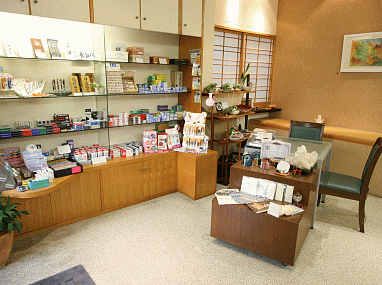 芳朱堂印房の店内