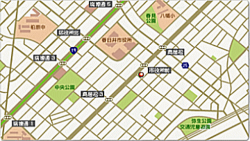 春日井市の印鑑・はんこ屋【アサヒ】地図